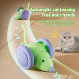 Electric Mouse Car Cat Toy – Auto-Moving Teaser with Intelligent Obstacle Avoidance